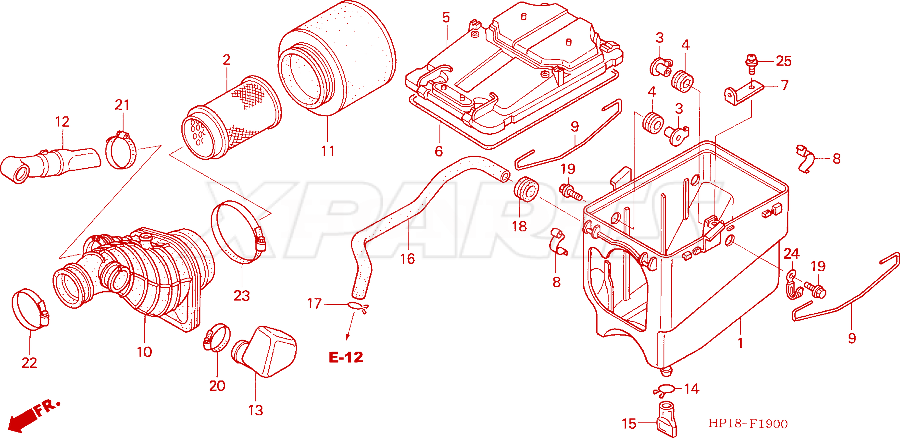 Billede af SEAL,AIR/C COVER