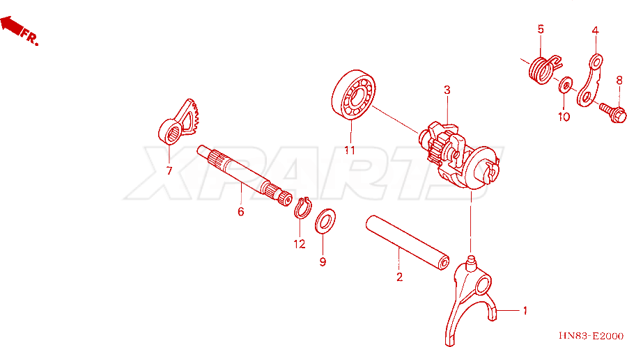 Bild von SHAFT,SHIFT FORK