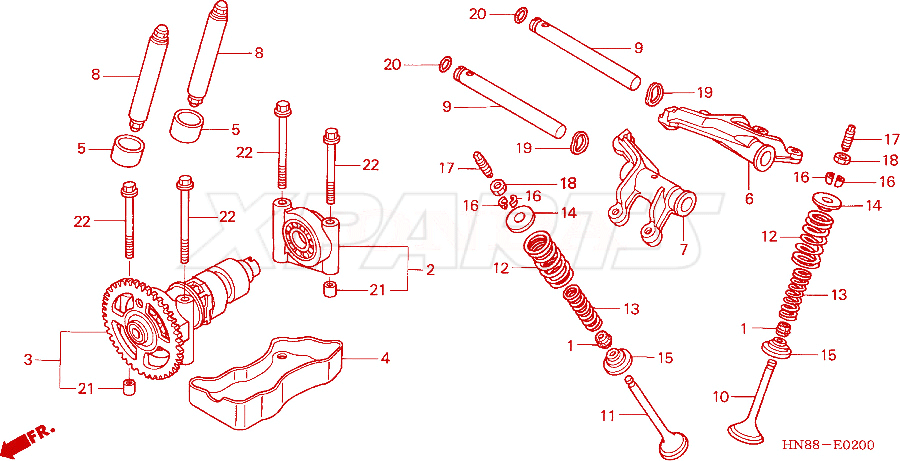 Billede af SHAFT COMP,CAM