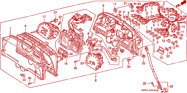 Billede af CABLE ASSY,SPDMT