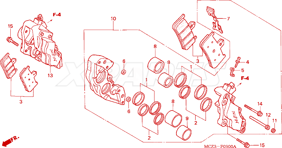 Billede af PAD SET,FR
