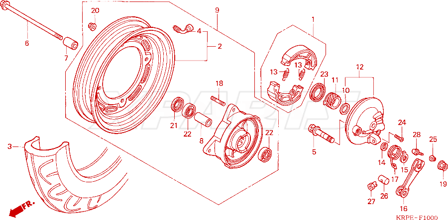 Billede af BEARING,BALL RADI