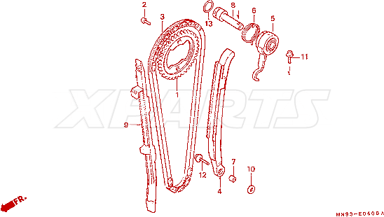 Picture of GUIDE,CAM CHAIN