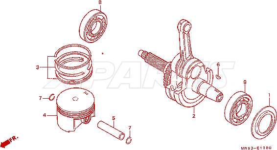 Billede af PIN PISTON