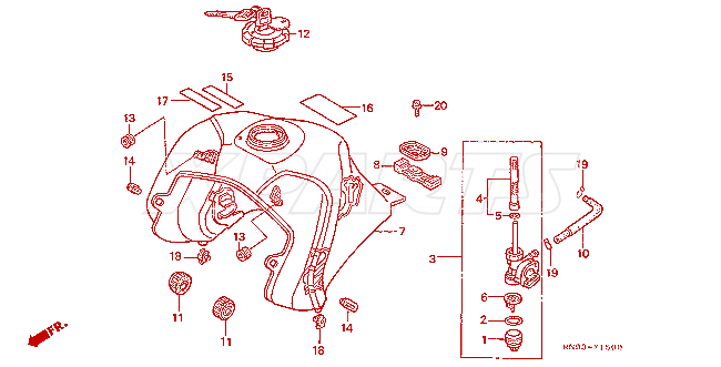 Bild von COCK ASSY,FUEL