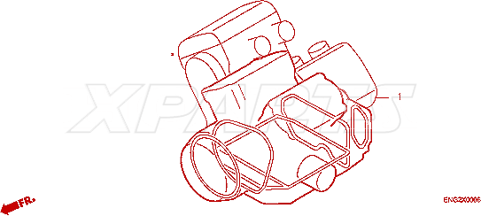Billede af GASKET,CLUTCH COV