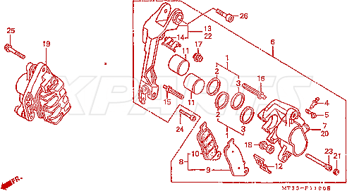 Bild von PAD SET,FR BRAKE