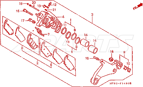 Bild von PAD SET,RR BRAKE