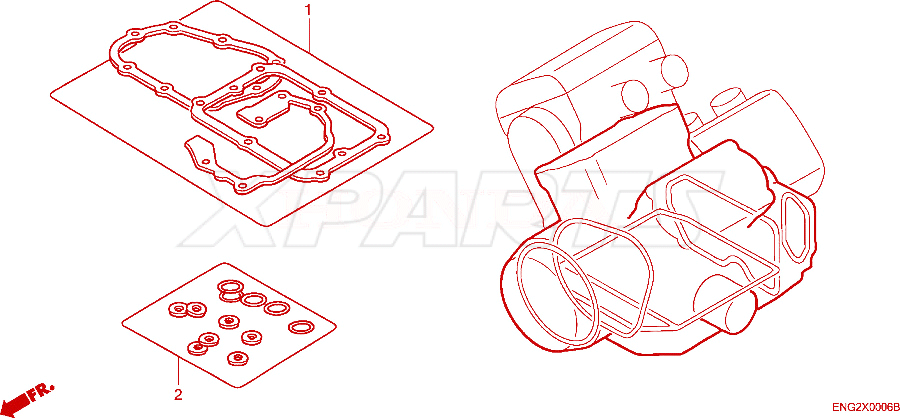 Billede af GASKET,WATER PUMP