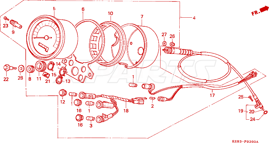 Billede af CABLE ASSY SPDMT.