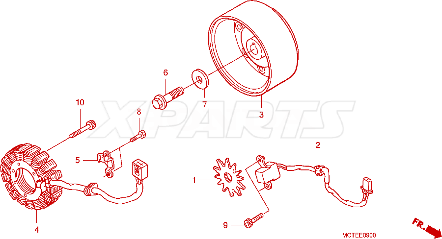 Billede af BOLT,FLANGE 12X45