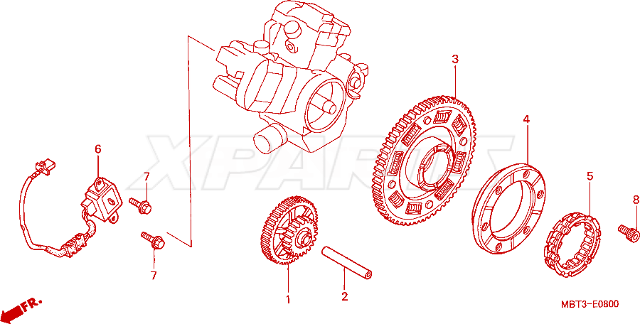 Bild von GEAR COMP,STARTIN