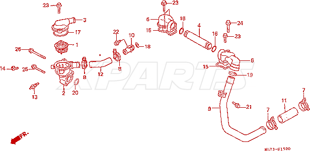 Billede af PIPE A,WATER