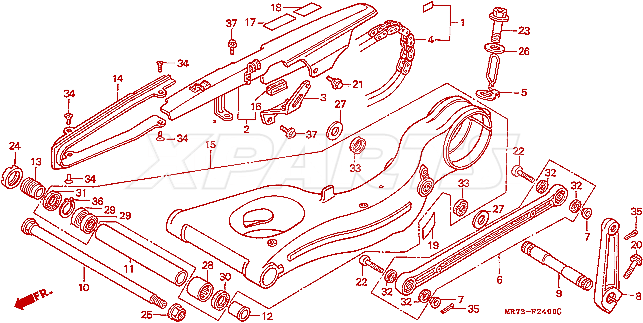 Billede af LABEL,SWING ARM