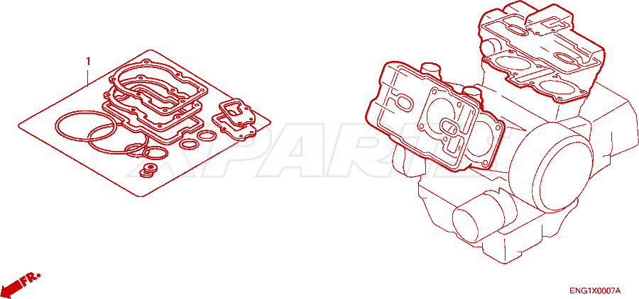 Billede af GASKET B,HEAD COV