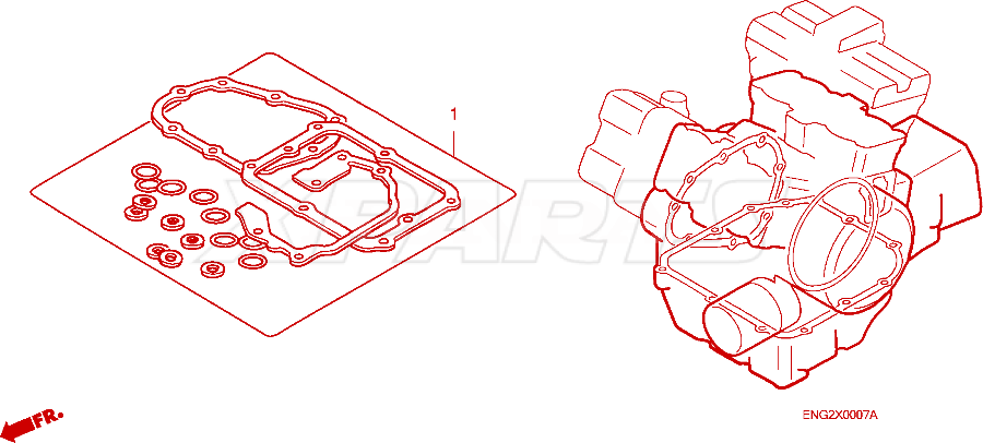 Billede af GASKET,CHANGE COV