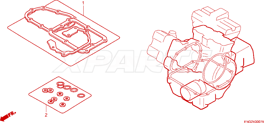 Billede af GASKET,R COVER