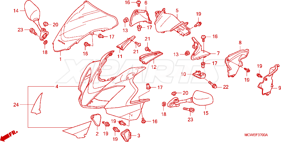 Billede af COWL COMP*R101CU*