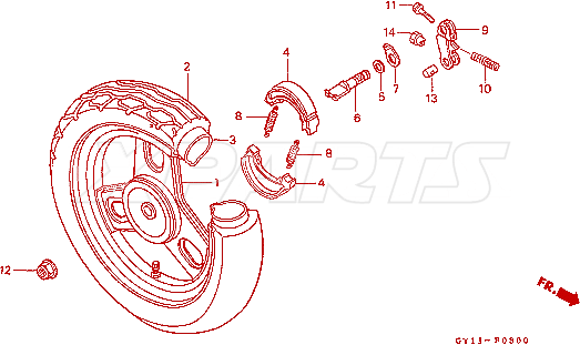 Picture of CAM,RR.BRAKE