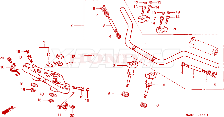 Picture of HOLDER,HANDLE LOW