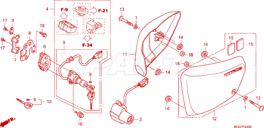 Bild von LATCH,TOOL BOX