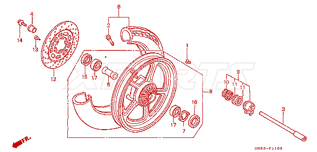 Bild von DISK,FR.BRAKE