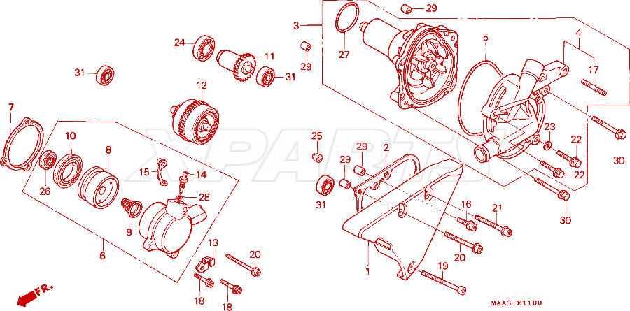 Bild von PUMP ASSY,WATER