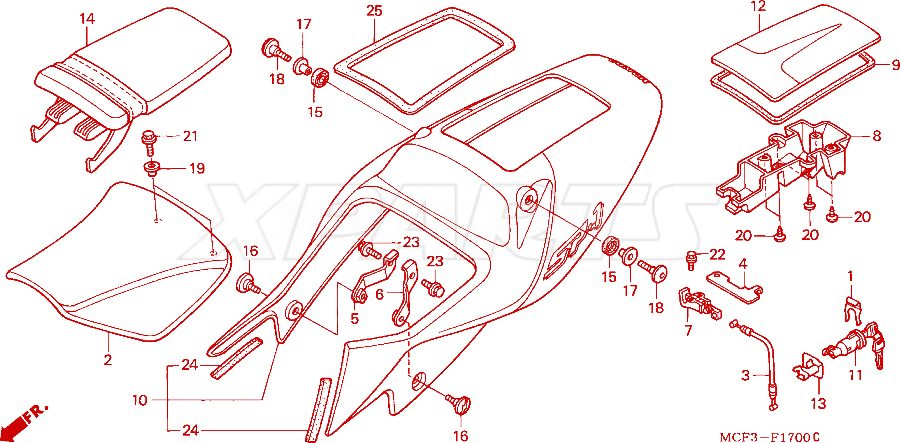 Billede af SEAL,SEAT COWL PA