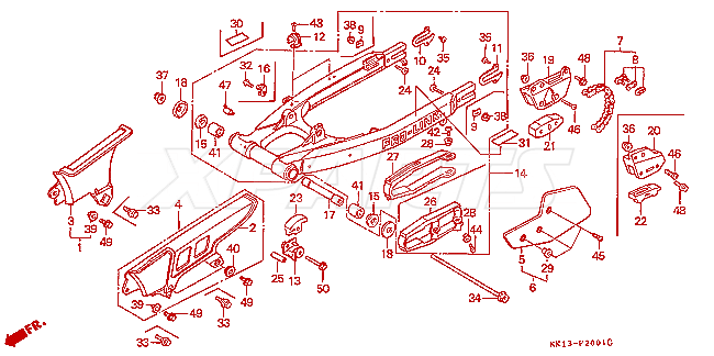 Billede af SLIDER,CHAIN GUID