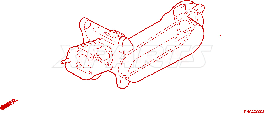 Billede af GASKET,CYLINDER