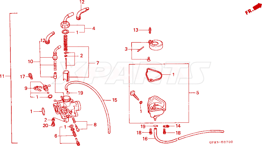 Billede af CARBURETOR ASSY