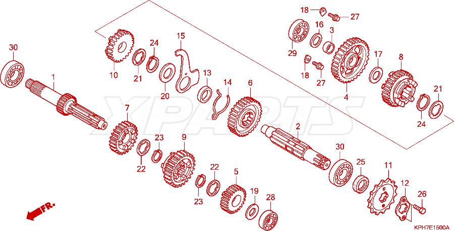 Billede af SPROCKET,DRIVE 14