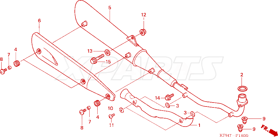 Picture of COVER,EXHAUST PIP
