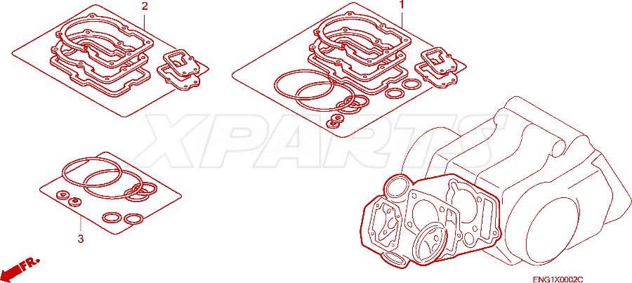 Billede af GASKET KIT,A