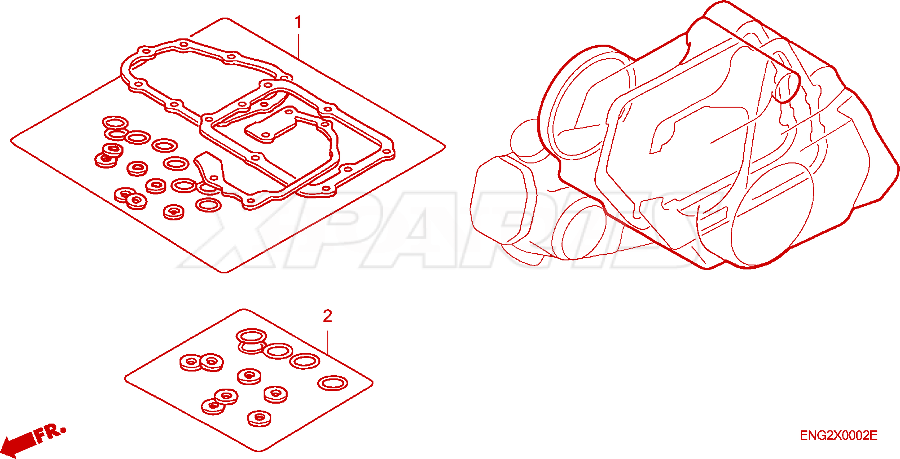 Bild von GASKET KIT,B