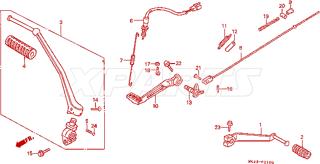 Billede af PEDAL RUBBER