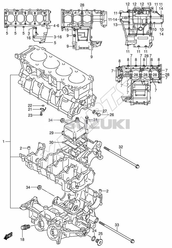 Billede til varegruppe CRANKCASE