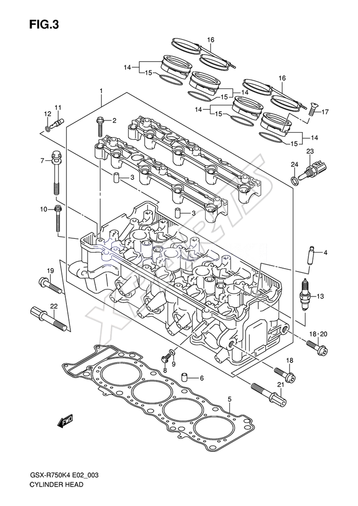Billede til varegruppe CYLINDER HEAD