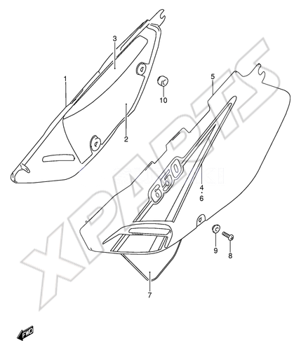 Bild für Kategorie FRAME COVER (MODEL K1)REFER TO FIG.36B(F-11) FO R MODEL K3/ K4/ K5