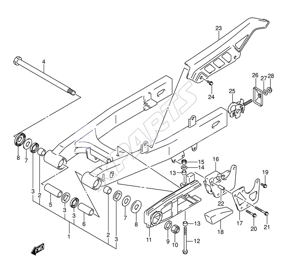 Billede til varegruppe REAR SWINGING ARM