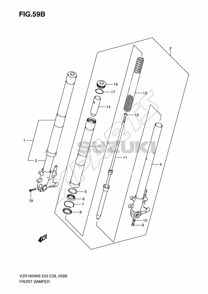 Billede til varegruppe FRONT DAMPER (VZR1800L0/ ZL0)