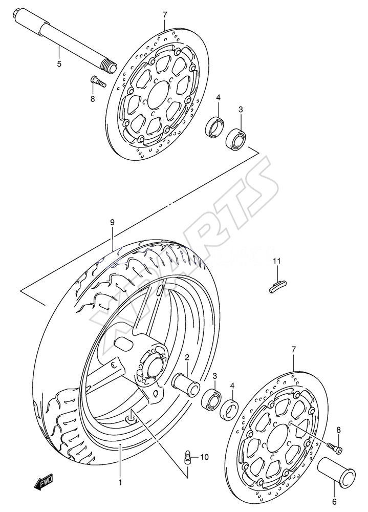 Billede til varegruppe FRONT WHEEL