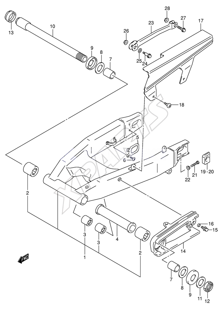 Billede til varegruppe REAR SWINGING ARM