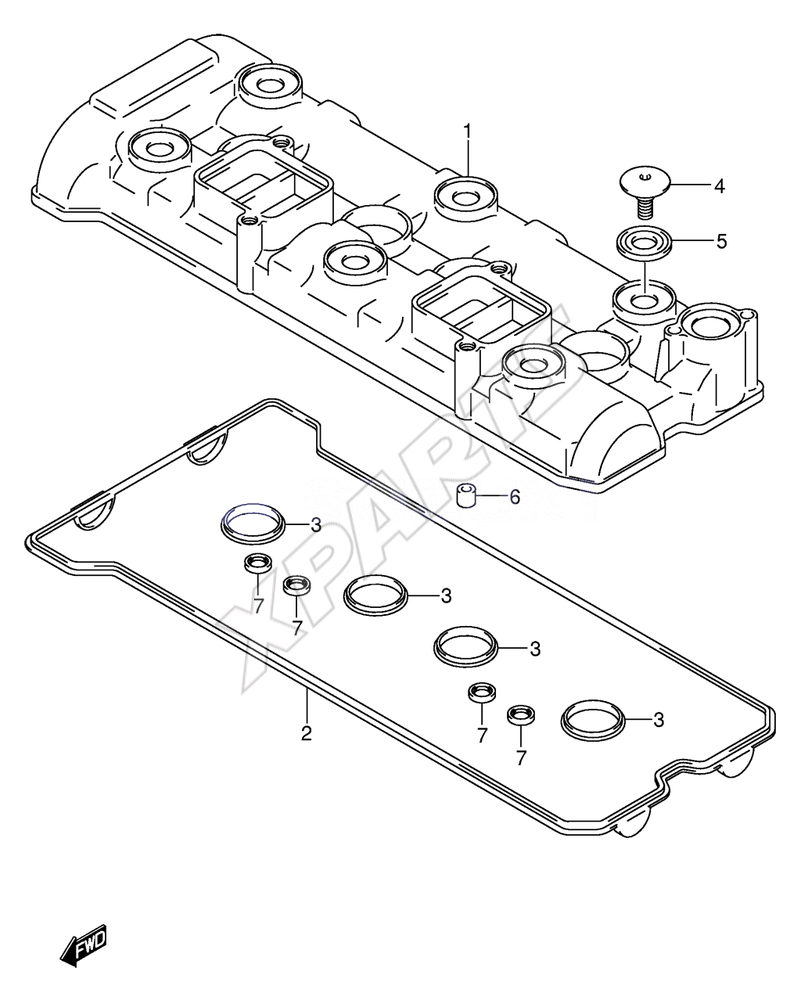 Billede til varegruppe CYLINDER HEAD COVER