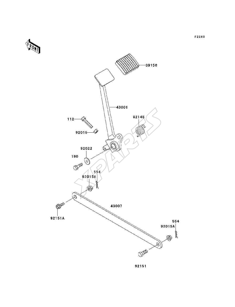 Billede til varegruppe Brake Pedal / Torque Link