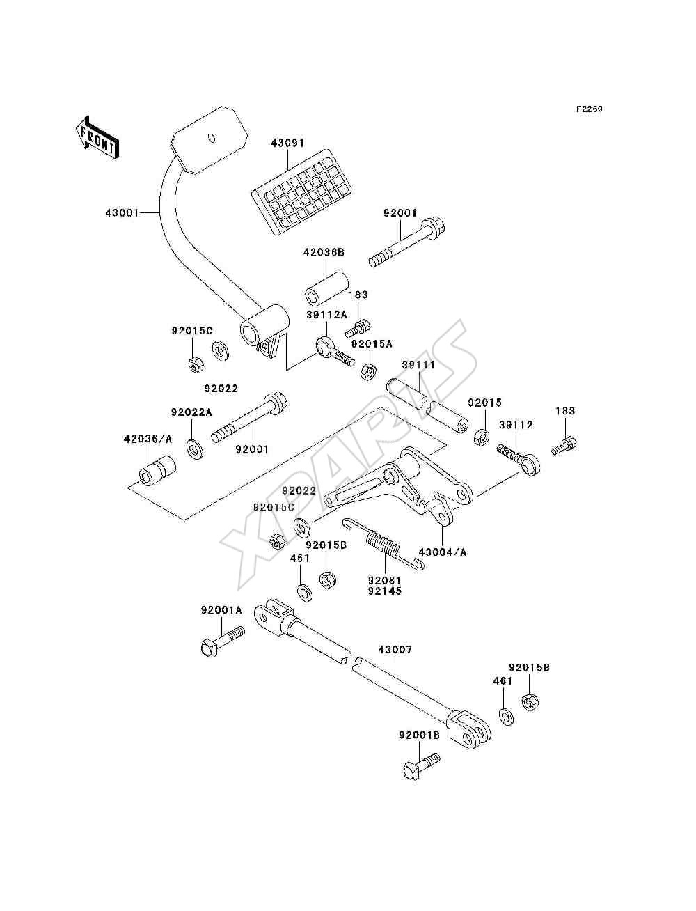 Billede til varegruppe Brake Pedal / Torque Link