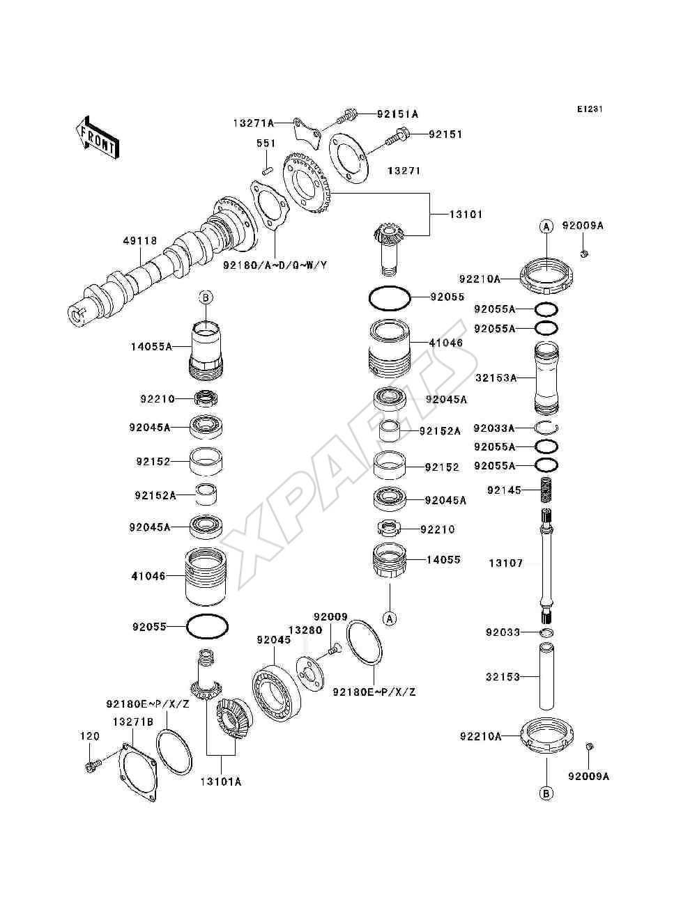 Billede til varegruppe Camshaft(s) / Bevel Gear