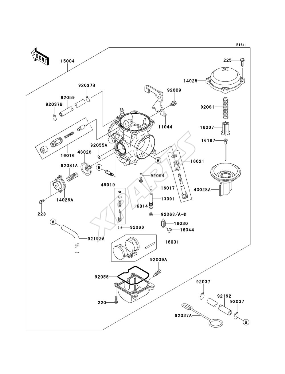 Billede til varegruppe Carburetor(CN,US)
