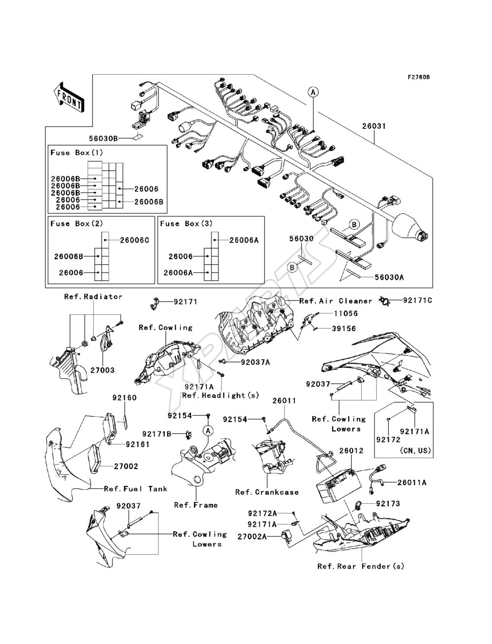 Billede til varegruppe Chassis Electrical Equipment(KDF / KEF)