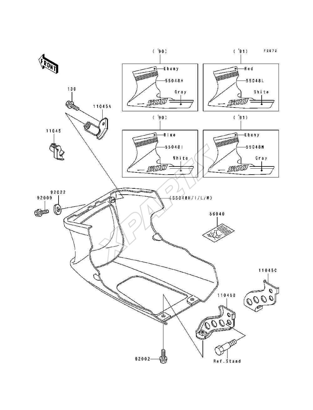 Billede til varegruppe Cowling Lowers(EX500-A4 / A5)